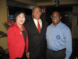 Bill Thompson with Pauline Park & Bernie Tarver