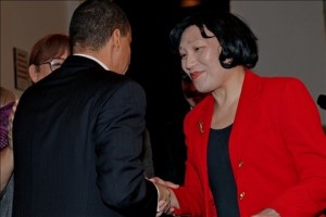 Gov. Paterson & Pauline Park Gov. Paterson & Pauline Park