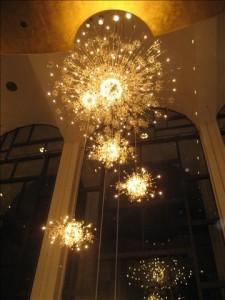 Metropolitan Opera lobby chandelier