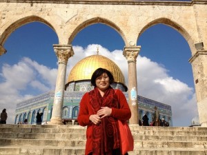 Pauline Park at the Dome of the Rock